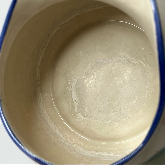 Vintage Floral Ceramic Pitcher Hand Painted Made in‎ Portugal Garden Pottery - Picture 4 of 9